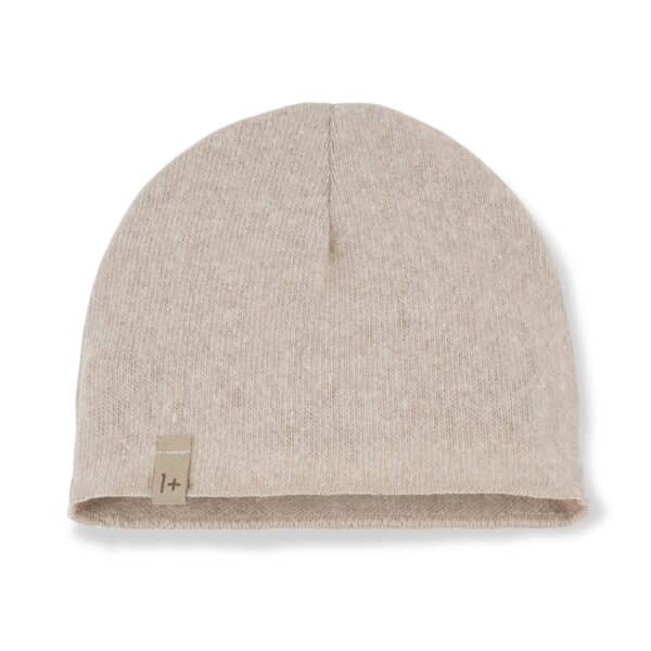 1+ in the Family 1+ In The Family Elise Beige Beanie 8448252004001 Family AW25 Kleding & Accessoires Baby Babymutsjes & Hoedjes Wijs west