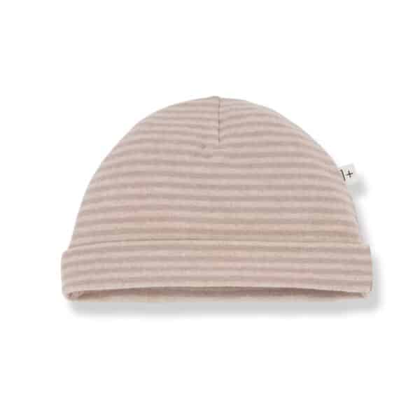 1+ in the Family 1+ In The Family Eva Nude Beanie 8448252017544 Family AW25 Kleding & Accessoires Baby Babymutsjes & Hoedjes Wijs west