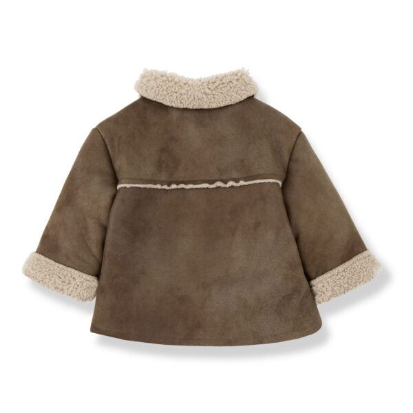 1+ in the Family 1+ In The Family Filippa Brown Collar Jacket 8448252044519 Family AW25 Kleding & Accessoires Baby Buitenkleding Wijs west