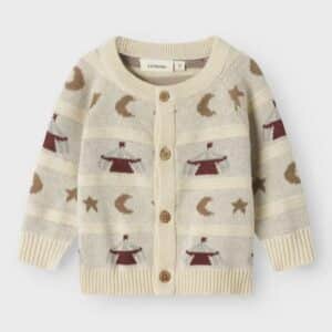 Lil' Atelier Lil' Atelier Knit Cardigan Turtledove  5715724635388 6