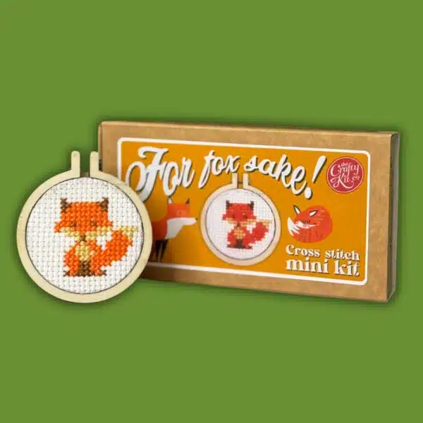 Mini Lucifersdoosje Borduur Kit - For Fox Sake!