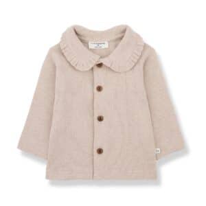 1+ in the Family 1+ In The Family Gisela Nude Collar Blouse 8448252016301 Family AW25 Kleding & Accessoires Baby Bovenstukjes Wijs west
