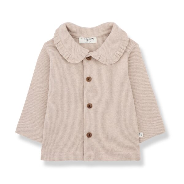 1+ in the Family 1+ In The Family Gisela Nude Collar Blouse 8448252016301 Family AW25 Kleding & Accessoires Baby Bovenstukjes Wijs west