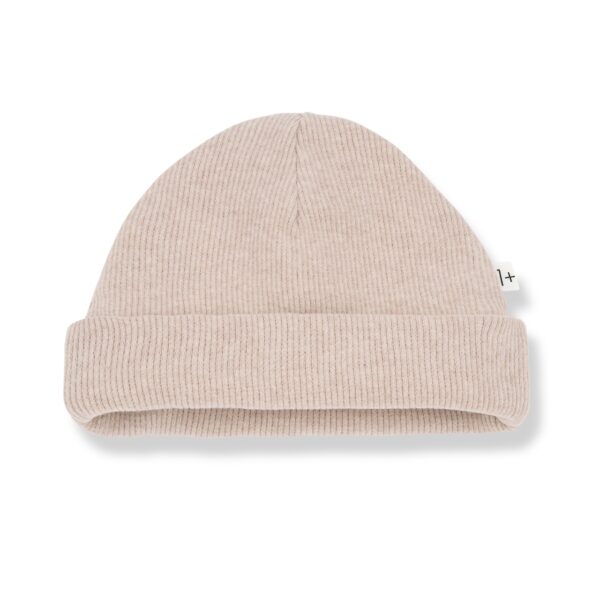 1+ in the Family 1+ In The Family Ivo Nude Beanie 8448252013096 Family AW25 Kleding & Accessoires Baby Babymutsjes & Hoedjes Wijs west