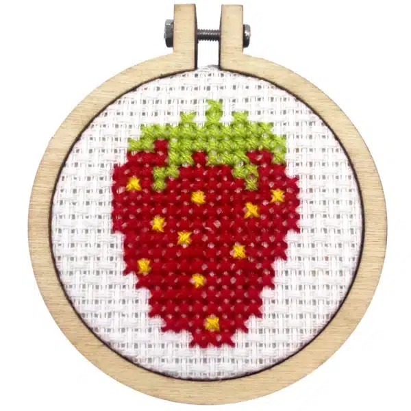 Mini Lucifersdoosje Borduur Kit - I'm Berry Grateful - Afbeelding 3