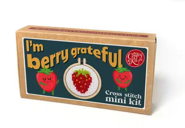 Mini Lucifersdoosje Borduur Kit - I'm Berry Grateful