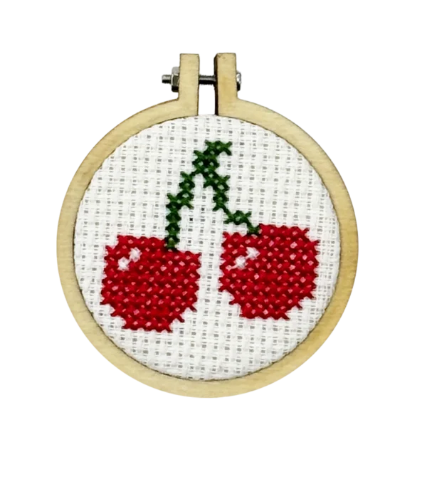 Mini Lucifersdoosje Borduur Kit - I Love you Cherry Much!