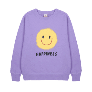 Jelly Mallow Jelly Mallow Happiness Sweatshirt Purple 8800318930820 Mellow AW25 Kleding & Accessoires Sweaters & Truien  Wijs west