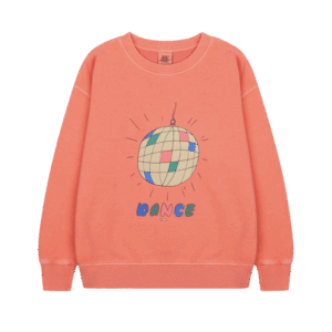 Jelly Mallow Jelly Mallow Disco Ball Pigment Sweatshirt Peach Pink 8800318931346 Mellow AW25 Kleding & Accessoires Sweaters & Truien  Wijs west