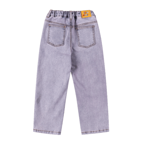 Jelly Mallow Jelly Mallow Lucky Clover Denim Pants Blue 8800318934385 Mellow AW25 Kleding & Accessoires Broeken  Wijs west