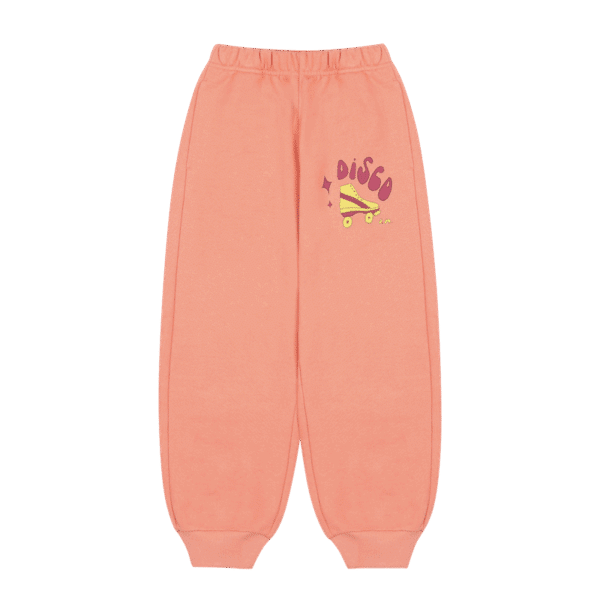 Jelly Mallow Jelly Mallow Roller Disco Sweatpants_Peach Pink Peach Pink 8800318935122 Mellow AW25 Kleding & Accessoires Broeken  Wijs west