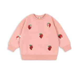 Konges Sløjd Lou Sequin Sweat Mellow Rose - Aardbei