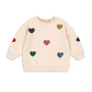 Konges Sløjd Lou Sequin Sweat Shirt Multi Heart