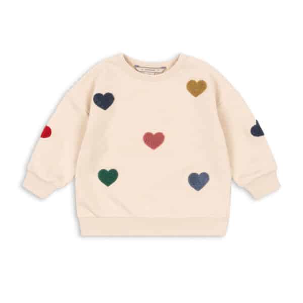 Konges Sløjd Lou Sequin Sweat Shirt Multi Heart