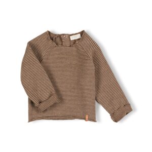 Nixnut Nixnut Sim Knit Pebble Stripe 8720963640212 Nixnut AW25 Kleding & Accessoires Baby Bovenstukjes Wijs west