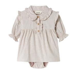 Lil' Atelier Midi Jurk Pastel Parchment