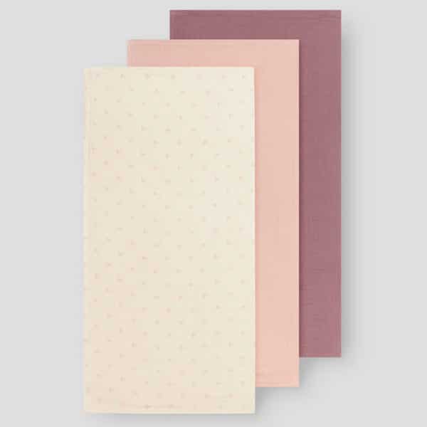 Lil’ Atelier Swaddles Turtledove Nostalgia Rose/Cameo Rose