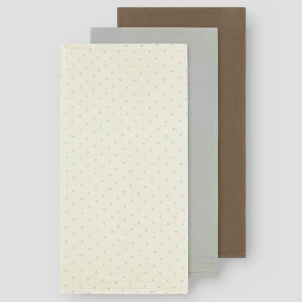 Lil' Atelier Swaddles Turtledove Pigeon/Sepia Tint