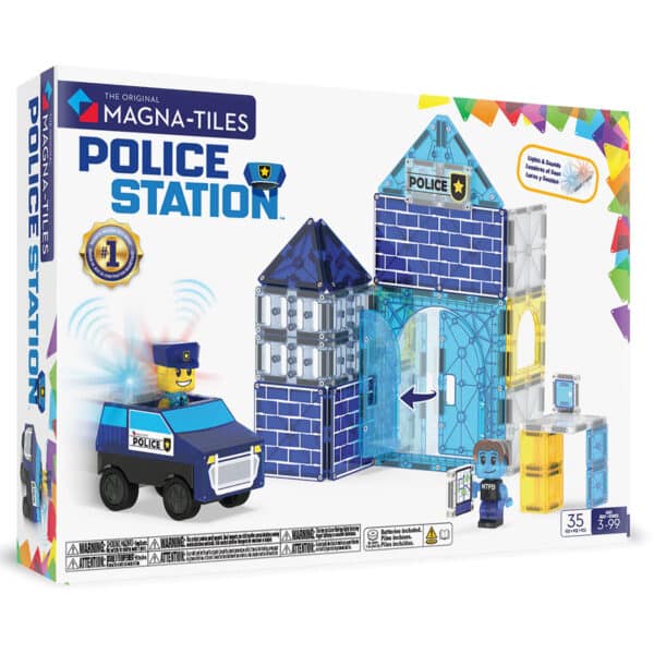 MAGNA-TILES - Police Station 35-Piece Set