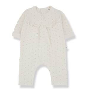 1+ in the Family 1+ In The Family Margot Ecru Jumpsuit 8448252009556 Family AW25 Kleding & Accessoires Baby Pakjes Wijs west