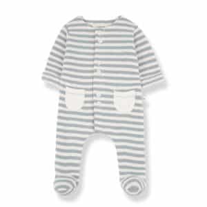 1+ in the Family 1+ In The Family Milo Nuvola Jumpsuit W/Feet 8448252007590 Family AW25 Kleding & Accessoires Baby Pakjes Wijs west