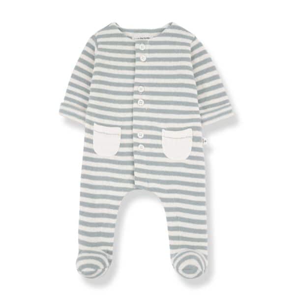 1+ in the Family 1+ In The Family Milo Nuvola Jumpsuit W/Feet 8448252007590 Family AW25 Kleding & Accessoires Baby Pakjes Wijs west