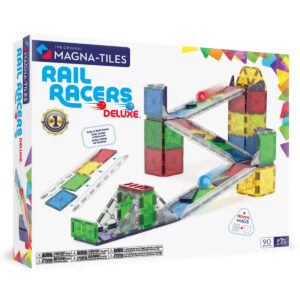 Magna-Tiles Rail Racers Deluxe 90 Pcs