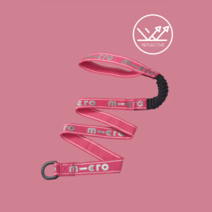 Micro Pull and Carry elastisch roze reflecterend