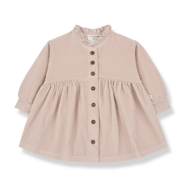 1+ in the Family 1+ In The Family Nathalie Nude Dress 8448252028151 Family AW25 Kleding & Accessoires Baby Bovenstukjes Wijs west