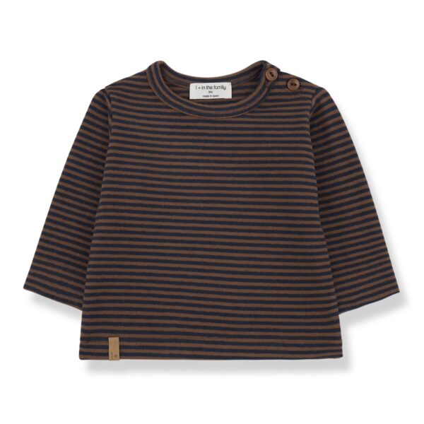 1+ in the Family 1+ In The Family Olaf Castagna L.Sleeve T-Shirt 8448252018664 Family AW25 Kleding & Accessoires Baby Bovenstukjes Wijs west