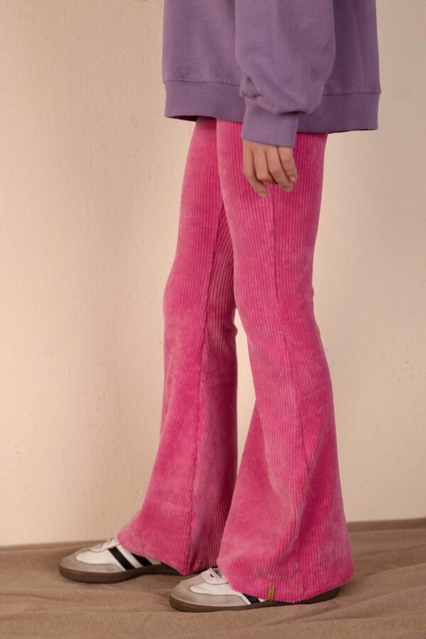 Nixnut Nixnut Basic Flared Pinky 8720963642582 Nixnut AW25 Kleding & Accessoires Broeken  Wijs west
