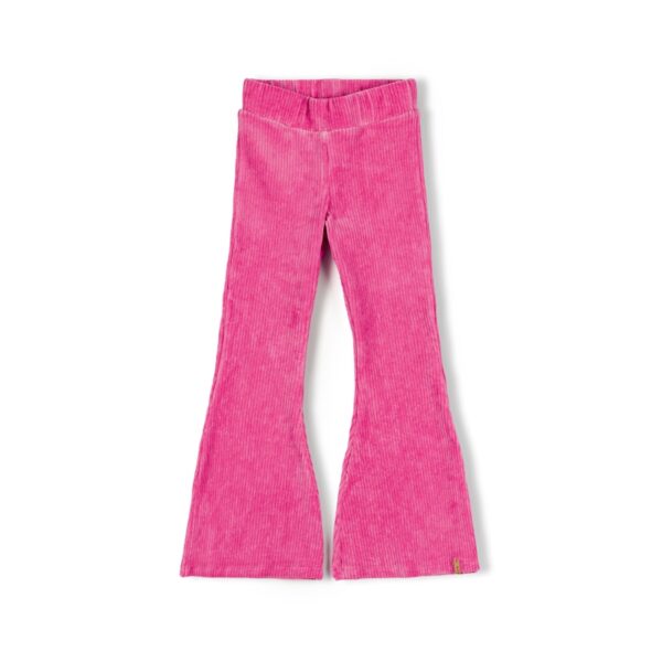 Nixnut Nixnut Basic Flared Pinky 8720963642582 Nixnut AW25 Kleding & Accessoires Broeken  Wijs west