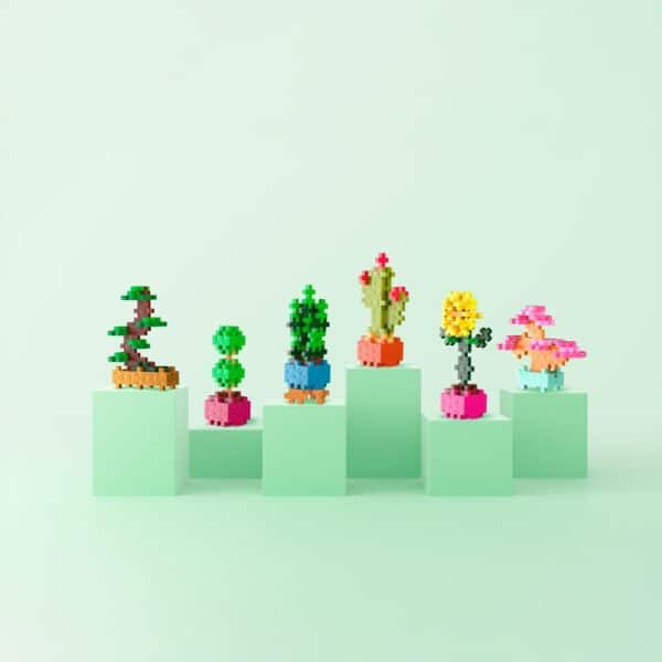 Plus Plus Cactus - 50 stukjes