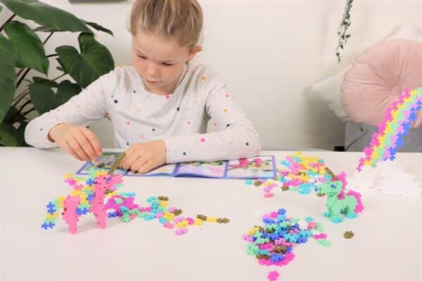 Plus Plus Learn to Build Eenhoorn - 275 stukjes - Afbeelding 7