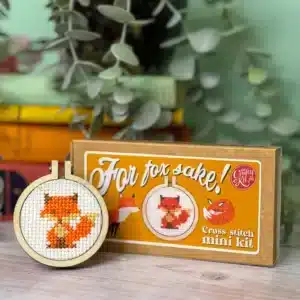 Mini Lucifersdoosje Borduur Kit - For Fox Sake!