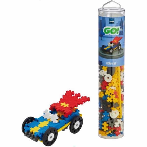 Plus Plus Tube auto Hero - 200 stukjes