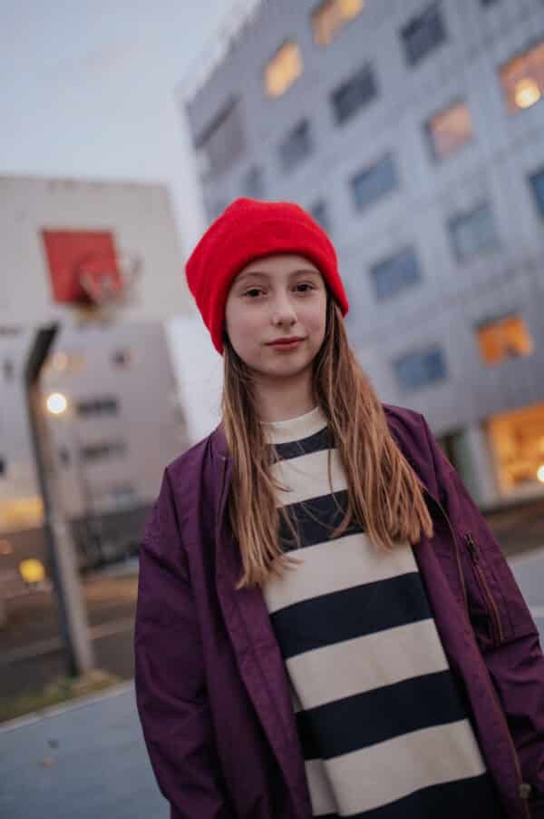 Repose Ams 2. Bomber Coat Crimson Plum - Afbeelding 4