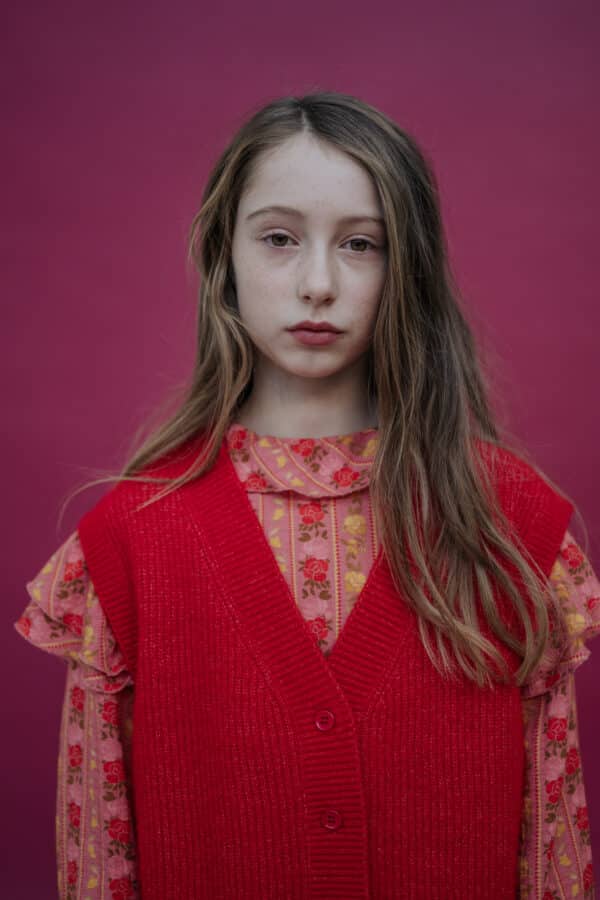 Repose Ams 67. Knit Vest Red - Afbeelding 2