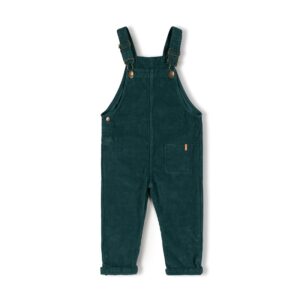 Nixnut Nixnut Dungaree Moss 8720963644203 Nixnut AW25 Kleding & Accessoires Jumpsuits & Overalls  Wijs west