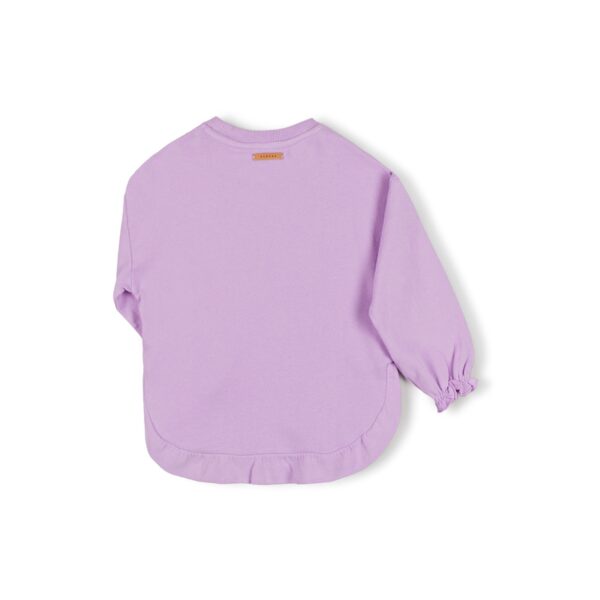 Nixnut Nixnut Ruffled Sweater Lila 8720963644470 Nixnut AW25 Kleding & Accessoires Sweaters & Truien  Wijs west