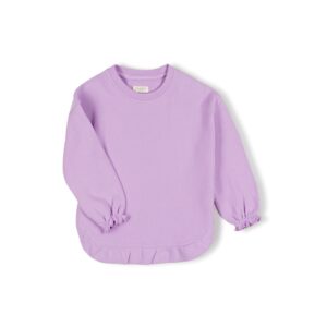 Nixnut Nixnut Ruffled Sweater Lila 8720963644470 Nixnut AW25 Kleding & Accessoires Sweaters & Truien  Wijs west
