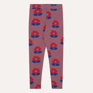 The Campamento Big Flowers Purple Leggings