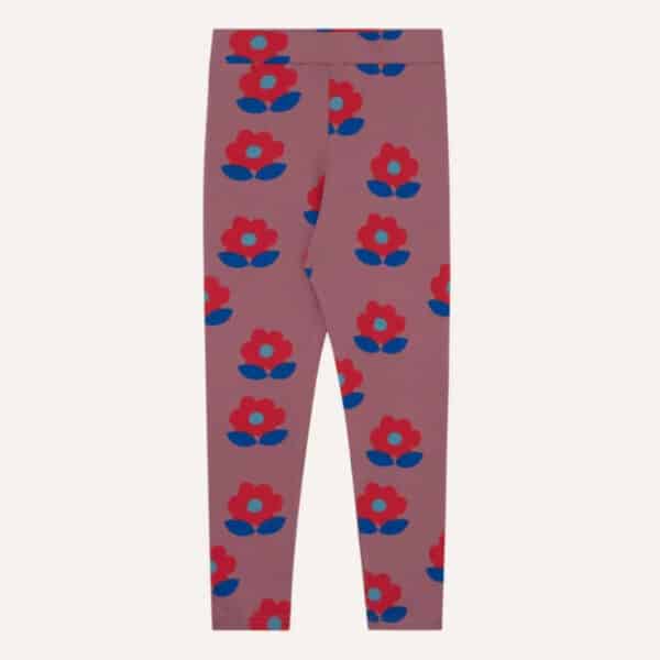 The Campamento Big Flowers Purple Leggings