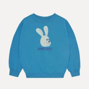 The Campamento The Campamento Rabbit Blue Sweatshirt 8435619486280 Aw25 Campa Kleding & Accessoires Sweaters & Truien  Wijs west