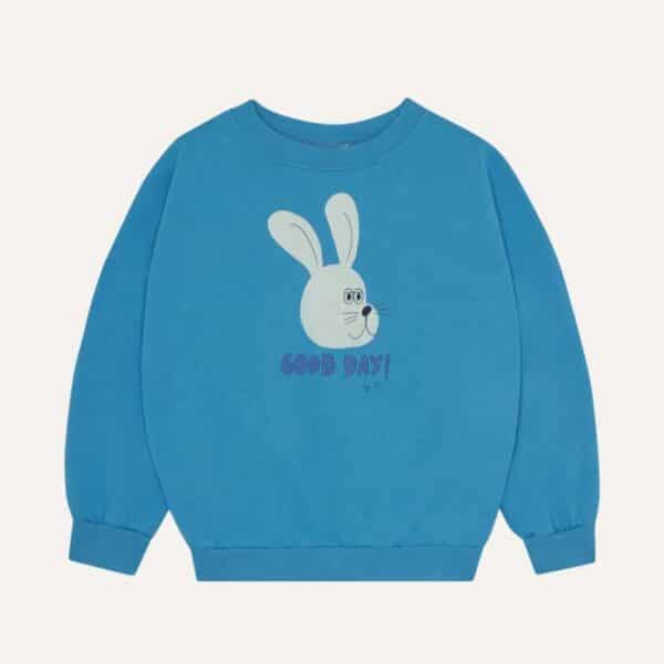 The Campamento The Campamento Rabbit Blue Sweatshirt 8435619486280 Aw25 Campa Kleding & Accessoires Sweaters & Truien  Wijs west