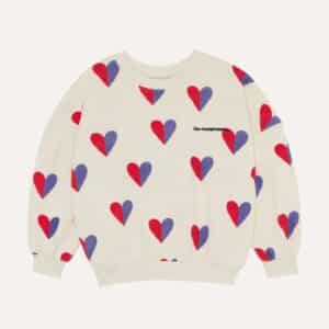 The Campamento The Campamento Bicolor Hearts Sweatshirt 8435619486600 Aw25 Campa Kleding & Accessoires Sweaters & Truien  Wijs west