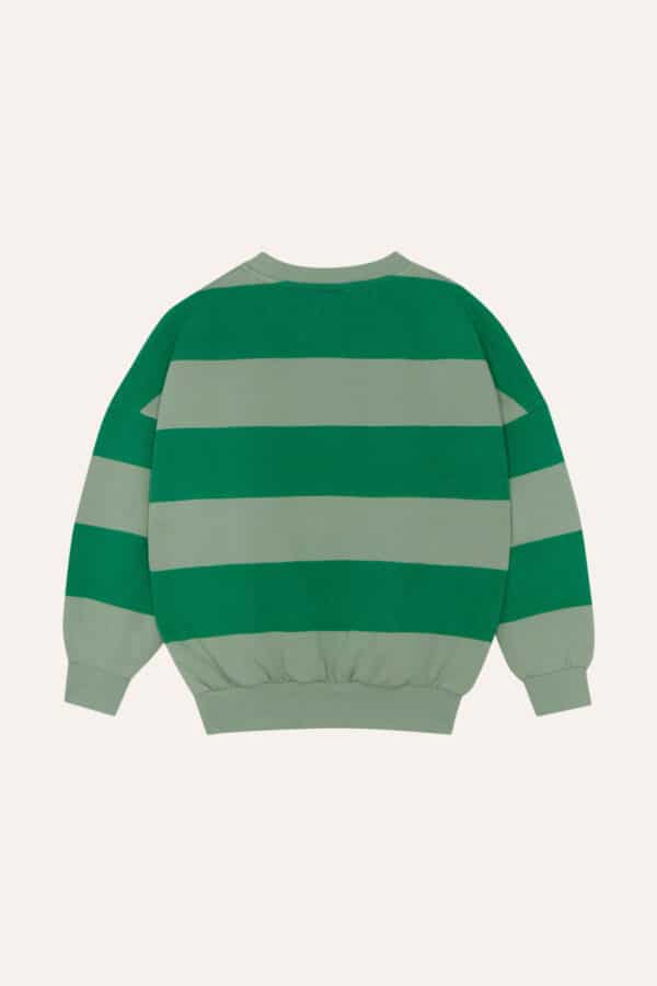 The Campamento The Campamento Green Stripes Sweatshirt 8435619487096 Aw25 Campa Kleding & Accessoires Sweaters & Truien  Wijs west