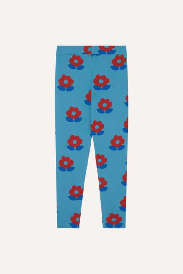The Campamento The Campamento Big Flowers Blue Leggings 8435619489243 Aw25 Campa Kleding & Accessoires Broeken Leggings Wijs west