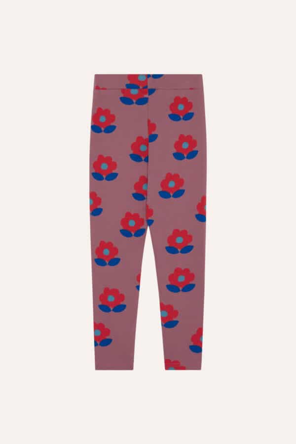 The Campamento The Campamento Big Flowers Purple Leggings 8435619489328 Aw25 Campa Kleding & Accessoires Broeken Leggings Wijs west