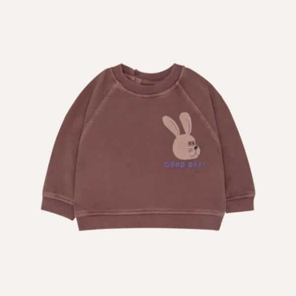 The Campamento The Campamento Rabbit Brown Baby Sweatshirt 8435619495176 Aw25 Campa Kleding & Accessoires Baby Bovenstukjes Wijs west
